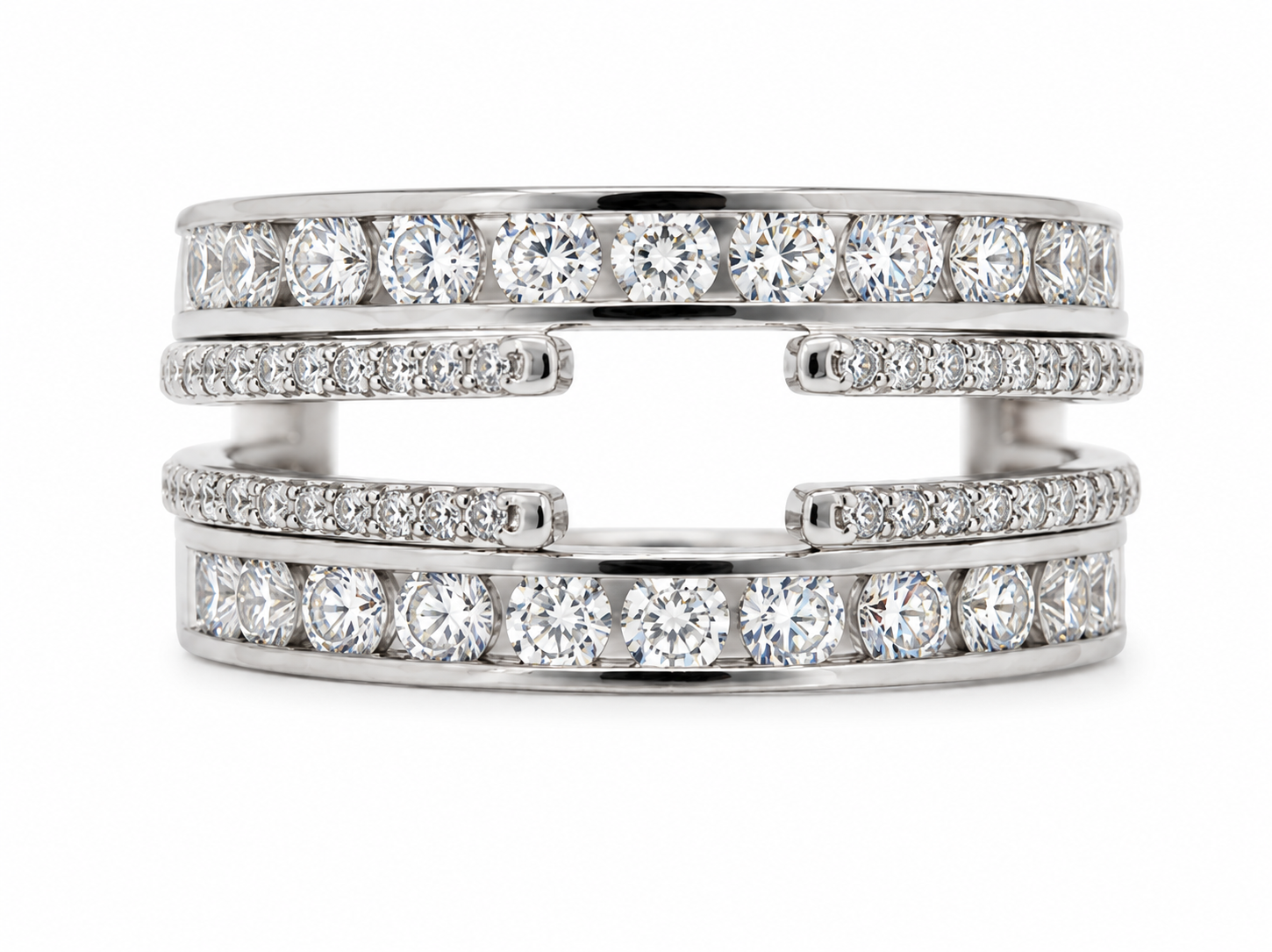 Lere 1.50 Ct Round Diamond Ring Guard